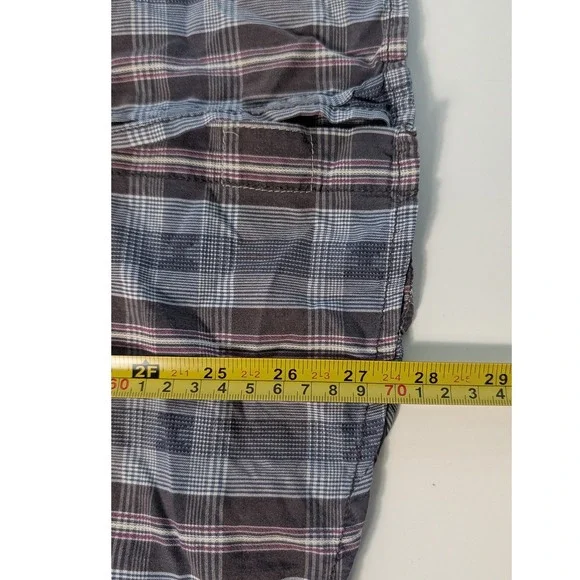 Scotch & Soda Western Shirt Mens S Blue Plaid Pearl Snap Long Sleeve Retro Vibe - Picture 7 of 7